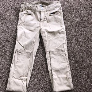 American eagle khaki jeggings
